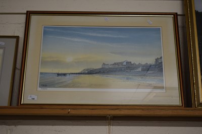 Lot 188 - Mick Bensley coloured print of Cromer Beach