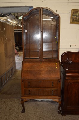 Lot 213 - Early 20th Century bureau bookcase