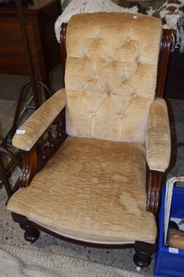 Lot 269 - Victorian arm chair