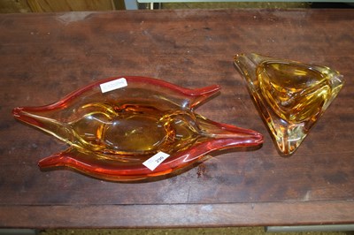 Lot 290 - Two mid Century Murano Art Glass bowls