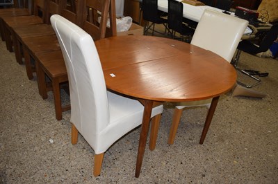 Lot 292 - Mid Century teak extending dining table...