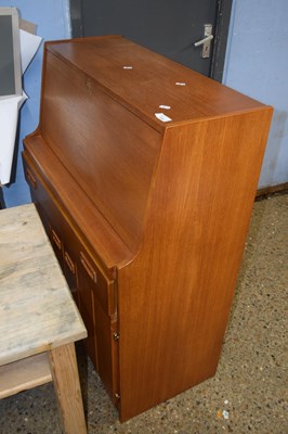 Lot 335 - Retro mid Century teak finish bureau