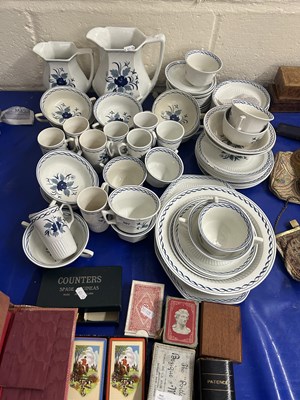 Lot 507 - Quantity of Adams Baltic pattern table wares