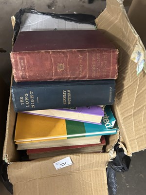 Lot 531 - One box of mixed books