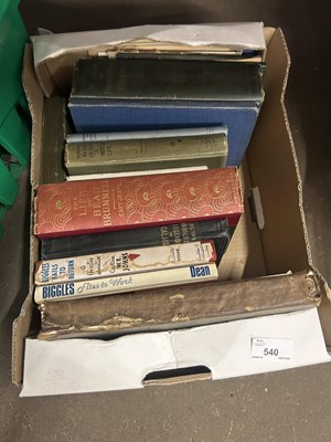 Lot 540 - One box of mixed books