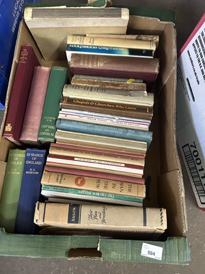 Lot 594 - One box of mixed books