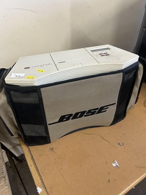 Lot 613 - A Bose acoustic wave music system with carry bag