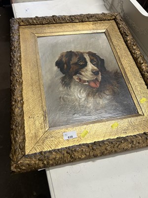 Lot 638 - Late 19th or early 20th Century study of a dog,...