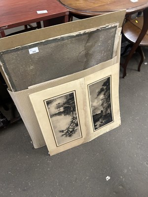 Lot 668 - Two folders of various photographic travel...