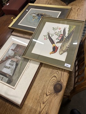 Lot 683 - Mixed Lot: Graham Austin, study of a Nuthatch,...