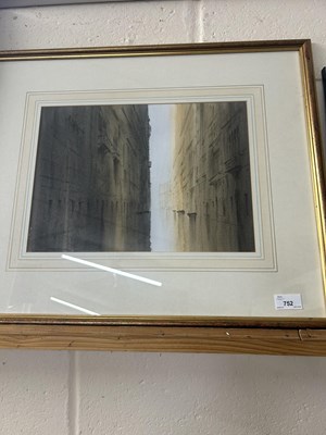 Lot 752 - Michael Felmingham, Murano watercolour, framed...