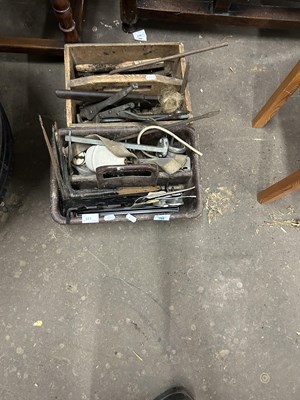 Lot 681 - Two boxes of various tools