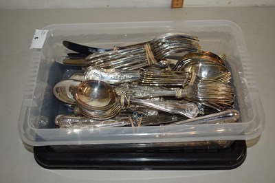 Lot 6 - Quantity of silver plated Kings pattern cutlery