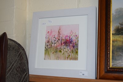 Lot 35 - Sue Fenlon, meadow flowers, framed and glazed