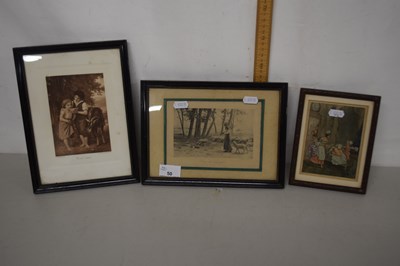 Lot 50 - Group of three coloured prints