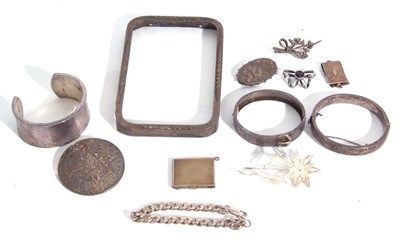 Lot 308 - Mixed Lot of mainly white metal jewellery to...