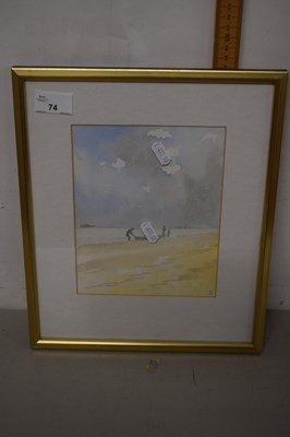 Lot 74 - 20th Century school watercolour study of...