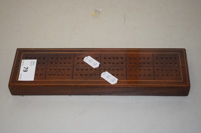 Lot 79 - A cribbage board