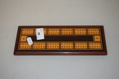 Lot 80 - A cribbage board