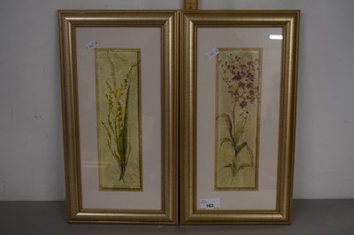 Lot 163 - A pair of modern botanical prints