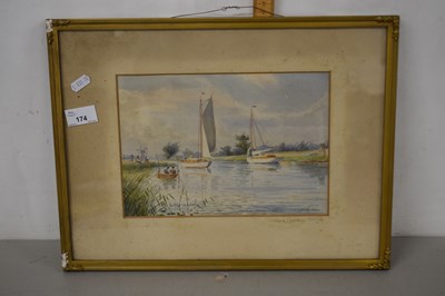 Lot 174 - William Leslie Rackham, Above Ludham Bridge,...