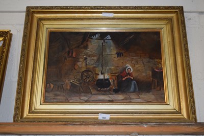 Lot 198 - A late 19th or early 20th Century oil on...