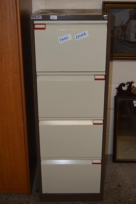 Lot 237 - A Bisley metal four drawer filing cabinet