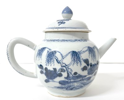 Lot 255 - An 18th Century Chinese Export teapot and...