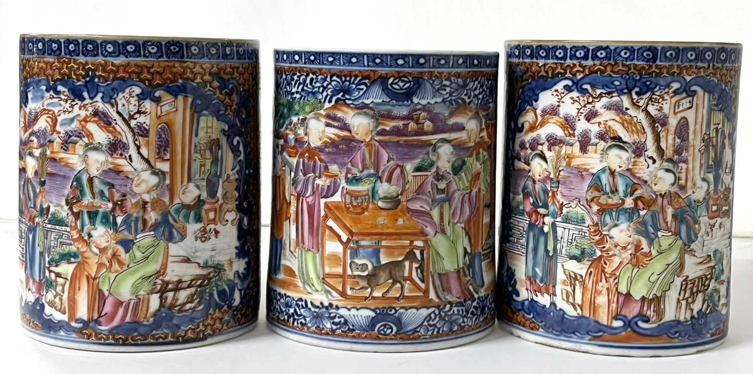 Lot 258 - Group of three 18th Century Chinese Export...