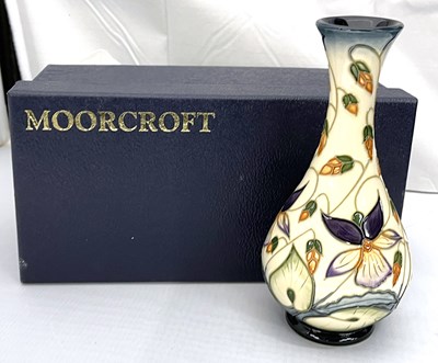 Lot 340 - A modern Moorcroft vase by Rachel Bishop