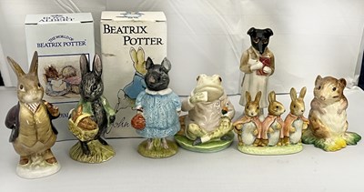 Lot 356 - A group of Beatrix Potter figures BP1 and BP2...