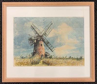 Lot 10 - John Sutton (b.1935), 'Old Drainage Mill, nr...