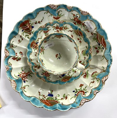 Lot 395 - A Worcester porcelain cup and saucer...