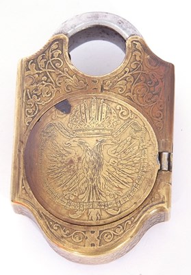 Lot 274 - Interesting late 19th century German brass and...