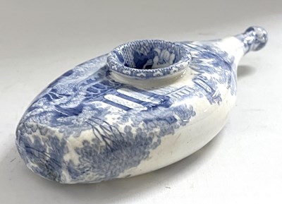 Lot 461 - An early 19th Century pap boat with printed...