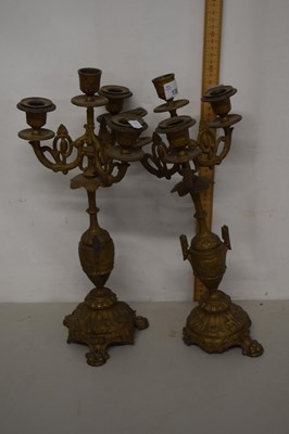 Lot 136 - A pair of early 20th Century cast metal...