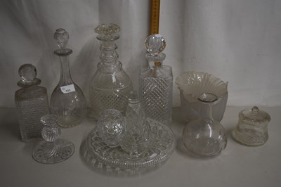 Lot 153 - Mixed Lot: Various decanters and other glass...