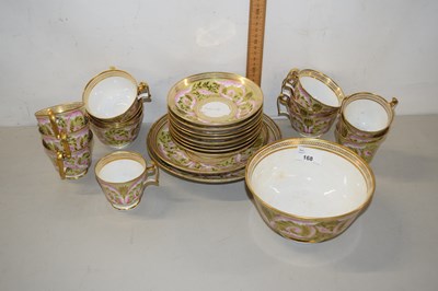 Lot 168 - Spode gilt decorated part tea set, pattern...