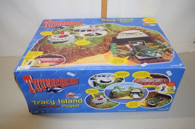 Lot 177 - Thunderbirds Tracy Island electronic play set,...