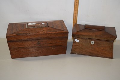 Lot 180 - Two 19th Century tea caddies