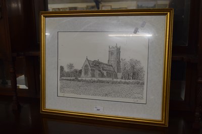 Lot 247 - Limited edition print All Saints Church, Filby