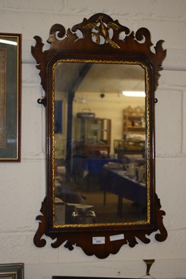 Lot 252 - Georgian style fretwork framed wall mirror...