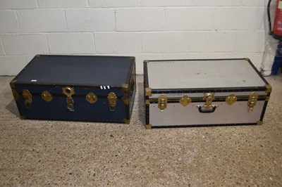 Lot 268 - Two metal bound trunks