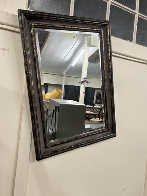 Lot 612 - Modern bevelled wall mirror