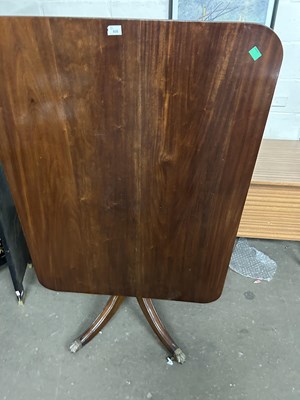 Lot 635 - 19th Century mahogany pedestal dining table...