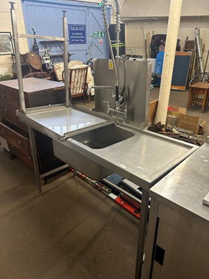 Lot 652 - Stainless steel sink