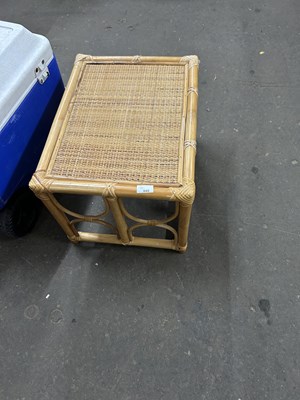 Lot 645 - Bamboo framed table