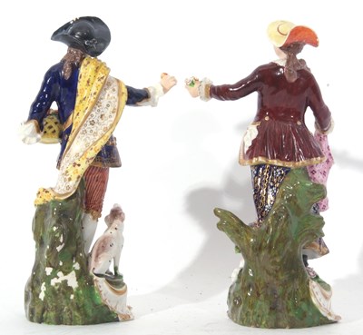 Lot 132 - Pair of Derby Figures