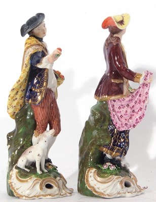 Lot 132 - Pair of Derby Figures