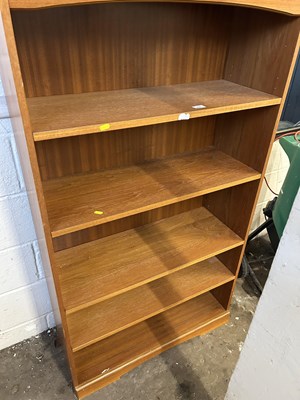 Lot 718 - Teak finish bookcase